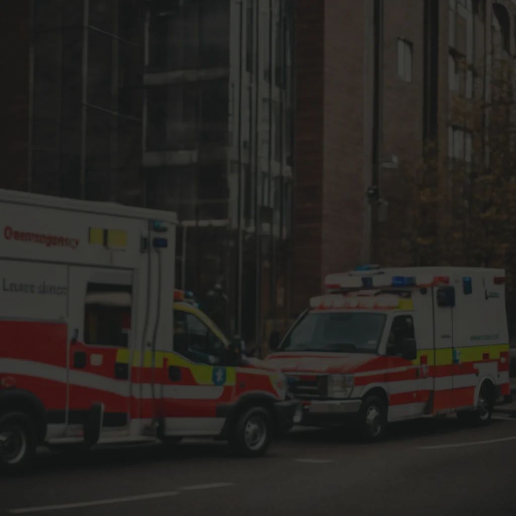 emergency services with ambulance includ